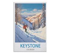 Fun Toys for the Whole Family,Keystone Colorado,Adults 1000 Piece Jigsaw Puzzle- Christmas,52x38,paper puzzle ,AA-610