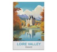Fun Toys for the Whole Family,Loire Valley France,Adults 1000 Piece Jigsaw Puzzle- Christmas,52x38,paper puzzle ,AA-1070