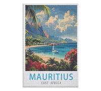 Fun Toys for the Whole Family，Mauritius East Africa，Adults 1000 Piece Jigsaw Puzzle- Christmas，38x26，paper puzzle，AA-1250