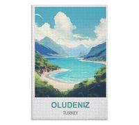 Fun Toys for the Whole Family，Oludeniz Turkey，Adults 1000 Piece Jigsaw Puzzle- Christmas，75x50，wooden puzzle ，AA-1010