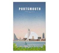Fun Toys for the Whole Family，Portsmouth，Adults 1000 Piece Jigsaw Puzzle- Christmas，70x50，paper puzzle，AA-1450