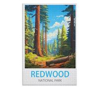 Fun Toys for the Whole Family,Redwood National Park,Adults 1000 Piece Jigsaw Puzzle- Christmas,52x38,paper puzzle ,AA-110