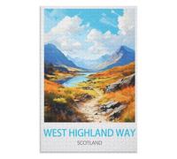 Fun Toys for the Whole Family,West Highland Way Scotland,Adults 1000 Piece Jigsaw Puzzle- Christmas,52x38,paper puzzle ,AA-30