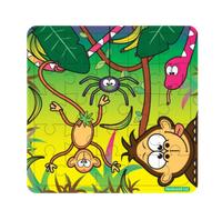 Fun Toys Jungle Jigsaw Wooden Puzzle Assorted 13 x 12 cm - 1 Pc