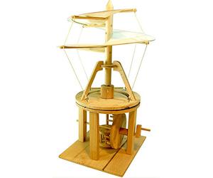 Fun Trading 4118 Wooden Construction Kit Leonardo Da Vinci Helicopter
