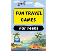 Fun Travel Games Book for Teens: Activities and Puzzles for Road Trips, Plane Journeys, Car Rides & More (Teens Stocking Stuffers)