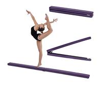 Fun!ture Purple Faux Leather Folding Gymnastics Training Balance Beam