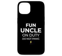 Fun Uncle On Duty Do Not Panic Sibling Brother Case for iPhone 13