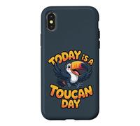 Fun Unique Flora Aesthetic Awesome Bill Tropic Bright Toucan Case for iPhone X/XS