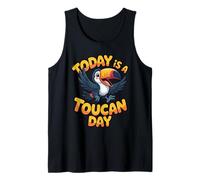 Fun Unique Flora Aesthetic Awesome Bill Tropic Bright Toucan Tank Top