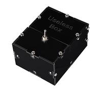 Fun Useless Box DIY Kit - Mini Gift Toy Leave Me Alone Black, Perfect for Family and Friends, Automatic Switch for Endless Fun