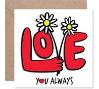 Fun Valentines Day Card - A Groovy Kind Of Love - Cheeky Happy Valentines Card for Women Men, 145mm Joke Humour Valentine Greeting Cards