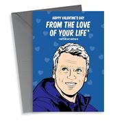 Fun Valentine's Day Card - Everton - David Moyes