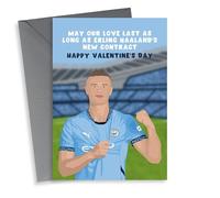 Fun Valentine's Day Card - Manchester City - Erling Haaland