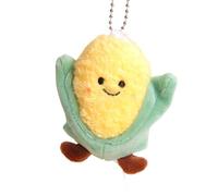 Fun Vegetable Plush Pendant Soft Plush Keychain Hanging Decorative Bag Accessories for Women and Girls