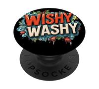 Fun Wishy Washy Speech Emblem PopSockets Adhesive PopGrip