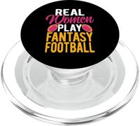 Fun Women Play Fantasy Football FFL League Player Manager PopSockets PopGrip for MagSafe
