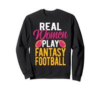 Fun Women Play Fantasy Football FFL League Player Manager Sweatshirt