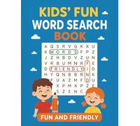 Fun Word Search for Kids. 50+ Educational Puzzles to Boost Vocabulary and Reading Skills: Activity book for smart kids! Improves spelling, sharpens focus and builds vocabulary.
