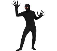 Fun World 13654 Fading Eye Skin Suit Costume, Solid, Black, Default