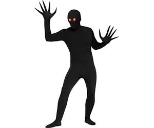 Fun World 13654 Fading Eye Skin Suit Costume, Solid, Black, Default