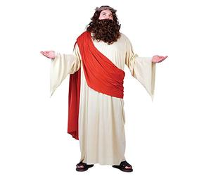 Fun World 5725 Adult Plus Size Jesus Costume, Cream/Red, XXL
