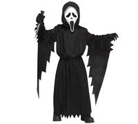 Fun World Boys Ghost Face Costume, 4-6, Black