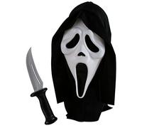 Fun World Costume Mask Ghost Face (Scream) with Knife Accessory