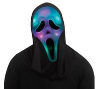 Fun World Ghost Face Color Change Mask Costume Accessory, Multi-Color