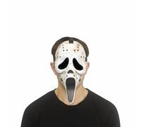 Fun World Ghost Face Distressed Hockey Mask