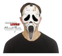 Fun World Ghost Face Distressed Hockey Mask