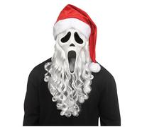 Fun World Ghost Face Santa Mask