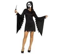 Fun World Ghost Face Womens Costume Glamour Robe Dress Icon of Halloween