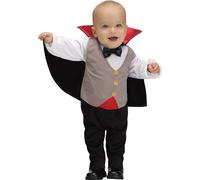 Fun World Lil Drac Cute Dracula Scary Vampire Infant Halloween Costume 116731