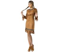 Fun World Native American Indian Dress Adult Womens Halloween Costume 111024