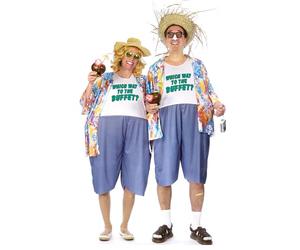 Fun World Paper Magic Group Tacky Traveler Adult Costume Size Standard One-Size