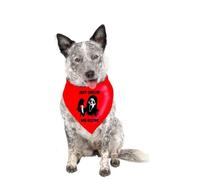 Fun World Pet Ghost Face Chillin and Killing Bandana, S-M, Red