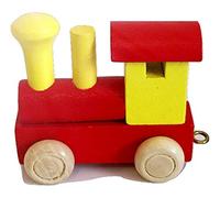 Fun World Toys® Childrens Personalised Wooden Colourful Alphabet Letter Train A-Z Name Set (Front Carriage)