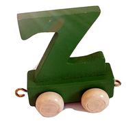 Fun World Toys® Childrens Personalised Wooden Colourful Alphabet Letter Train A-Z Name Set (Letter Z)