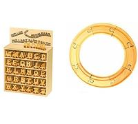 Fun World Toys® Personalized Wooden Train Alphabet Letter 10 letters Name With railway tracks
