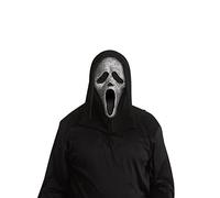 Fun World Unisex Adult Ghost Face Crystal Bling Mask, Silver, One Size Fits Most Adults, Standard