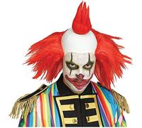 Fun World Unisex-Adult's Twisted Clown Wig Costume Accessory, red, Standard, Red, Standard