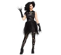 Fun World Womens Cut-Up Girl Adult Halloween Costume - Black - Small/Medium