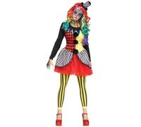 Fun World Women's Freakshow Clown Costume Horror Halloween | Women's, Clown Theme