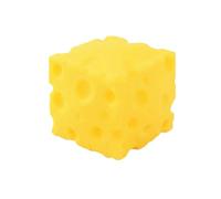 Fun Yellow Cheese Squishy Fidget Toy - Soft Sensory Stress Ball for Kids & Adults - Calming Anxiety Relief Gadget for ADHD & Autism - Quiet Desk Toy for Office, School & Home Use，1PC