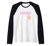 Fun You Had Me at Baked Goods Cupcake Dessert Raglan Baseball Tee