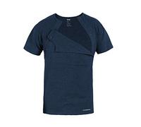 fun2bemum Kangaroo Skin to Skin Bonding Care Casual Mens T-Shirt for Dad (S, Navy)