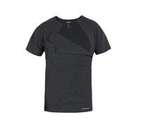FUN2BEMUM Kangaroo Skin to Skin Bonding Care Casual Mens T-Shirt for Dad (XXXL, Graphite)