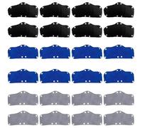 Funabridge 24 Pcs Helmet Sweatbands, 10.2 X 5.9 In Cotton Hard Hat Sweatbands, Button-Attached, Machine Washable, In Light Blue, Black And Gray