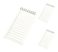 Funabridge 3 Pieces A7 To Do List Notepad, 3.3 x 6.1 in Upward Spiral Memo Pad with Checkboxes, Thick Paper Daily Checklist Notebook for Students and Office Workers, Small Portable Agenda
